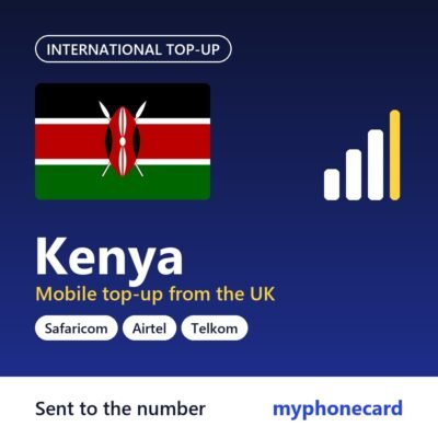 Kenya mobile top-up from the UK