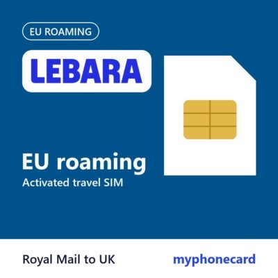 Lebara EU Roaming SIM Card – Activated Travel SIM