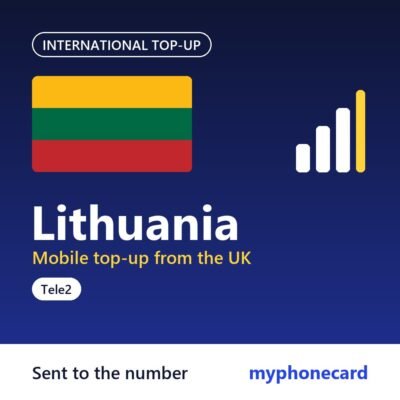 Lithuania mobile top-up from the UK