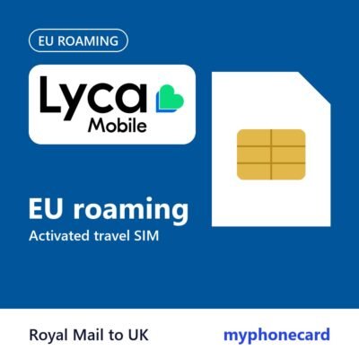 Lycamobile EU Roaming SIM Card – Activated Travel SIM