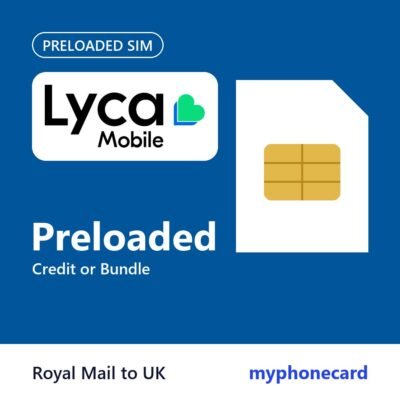 Lycamobile Preloaded SIM Card – Credit or Bundle