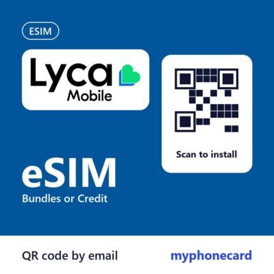 Lycamobile UK eSIM – Bundles or Credit