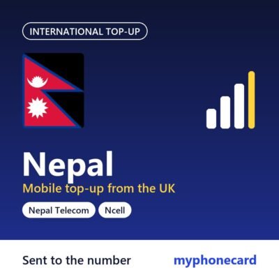 Nepal mobile top-up from the UK