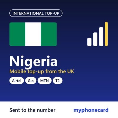 Nigeria mobile top-up from the UK