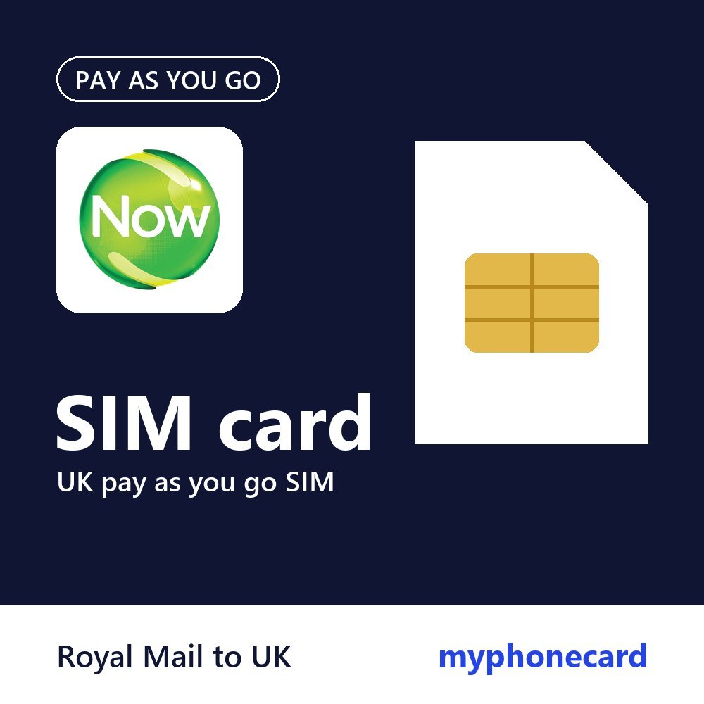 Now Mobile Pay As You Go SIM Card