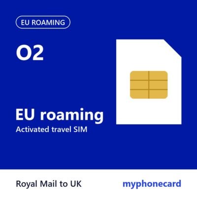 O2 EU Roaming SIM Card – Activated Travel SIM