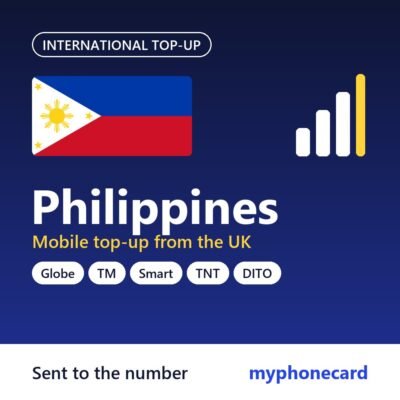 Philippines mobile top-up from the UK