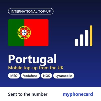 Portugal mobile top-up from the UK