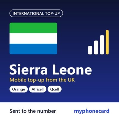 Sierra Leone mobile top-up from the UK