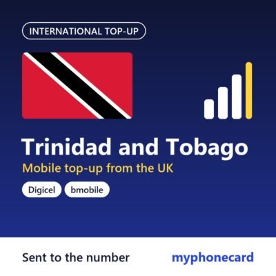 Trinidad and Tobago mobile top-up from the UK