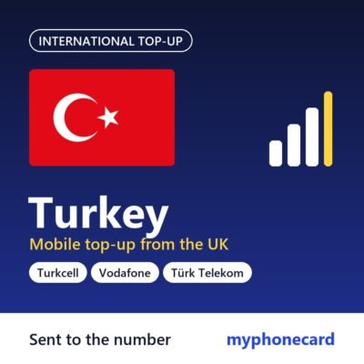 Turkey mobile top-up from the UK