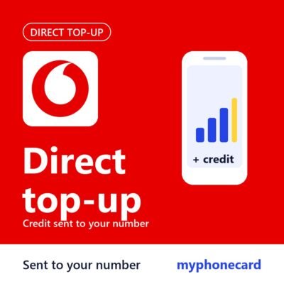 Vodafone Direct Top Up – Credit Sent to Your Number