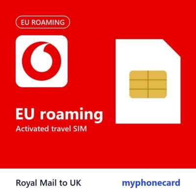 Vodafone EU Roaming SIM Card – Activated Travel SIM