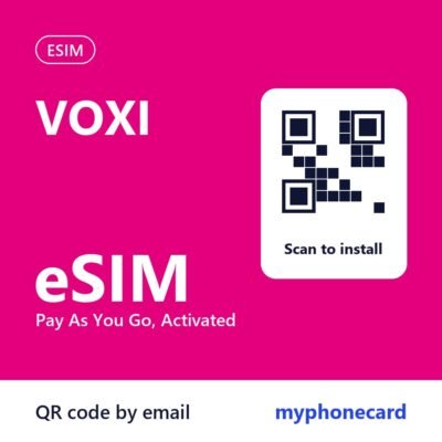 VOXI eSIM – Pay As You Go, Activated